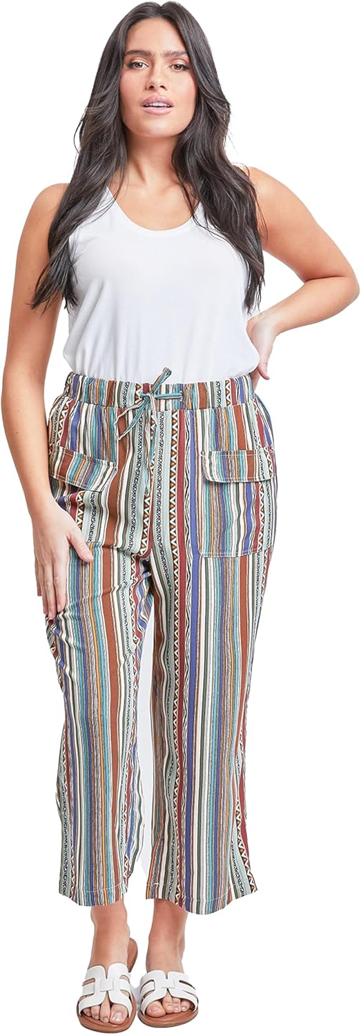 Royalty for Me Womens Royalty for Me Women´s Lifestyle Pull-on Capri W/Flap Patch Pocket - Image 3