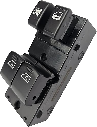 SWITCHDOCTOR Interruptor maestro de ventana para Nissan Altima Coupe S, SR, SE 2008-2013 (25401-ZN60B, 25401-ZN00A, alimentación, control)