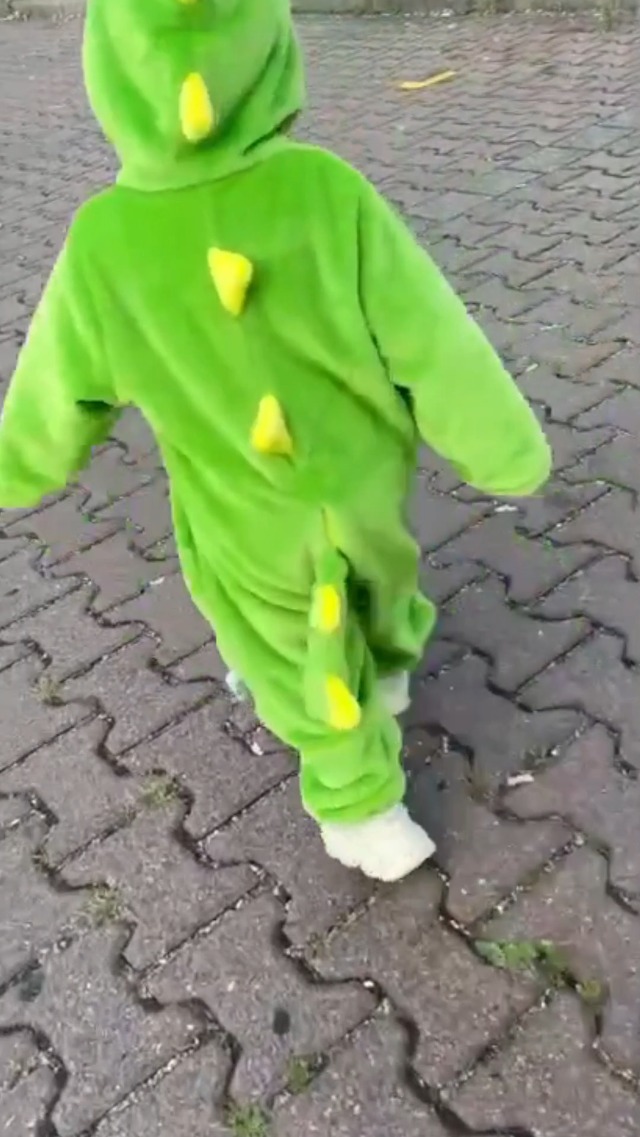Disfraz de bebé niño animal con capucha talla 3.5-4.5 años miniatura 7