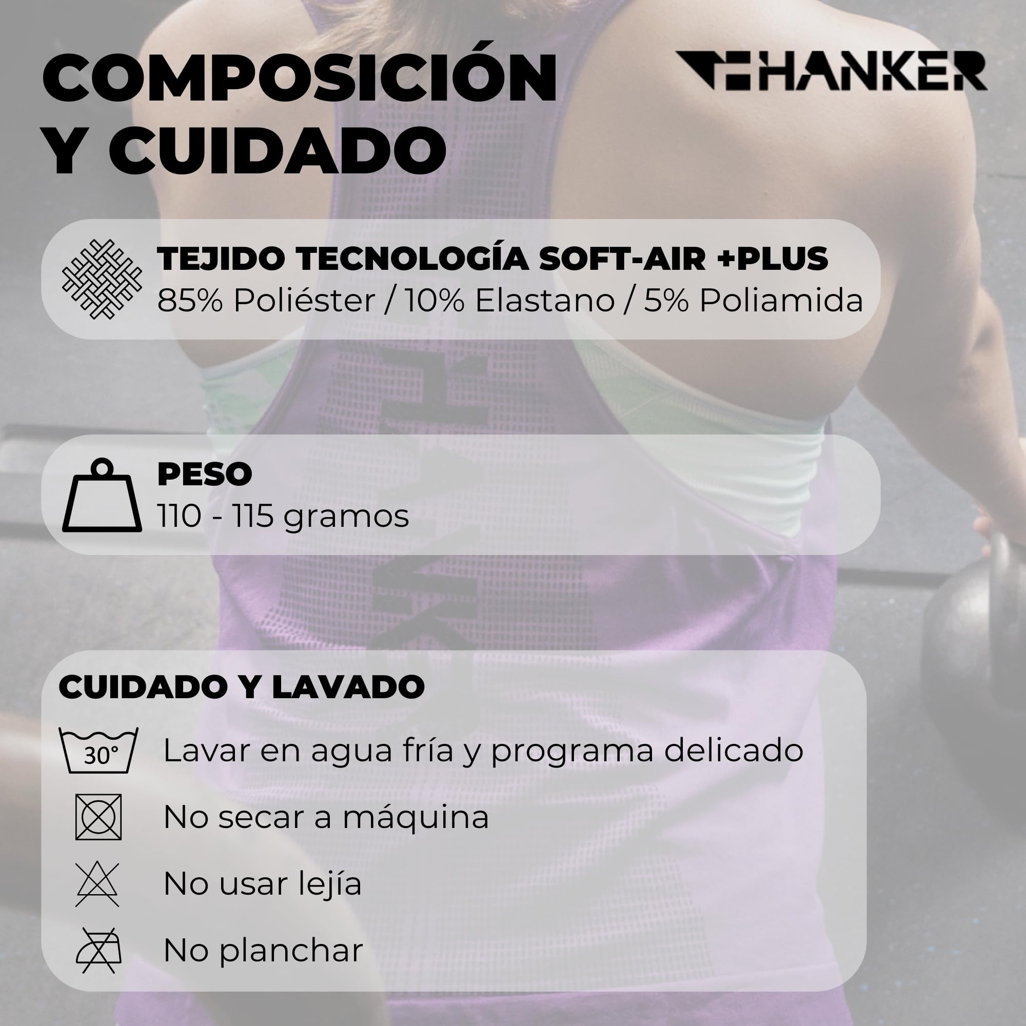 HANKER Short de compression pour femme en tissu sans couture, thermorégulateur, taille tubulaire, idéal pour la course, le trail, le fitness