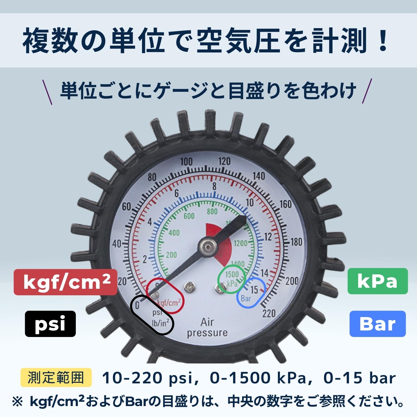 Amazon.co.jp: B-Lab. 車 エアゲージ エア チャックガン 車 バイク