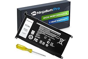 NinjaBatt Battery for Dell Inspiron 13 14 15 17 5000 7000 Series 5567