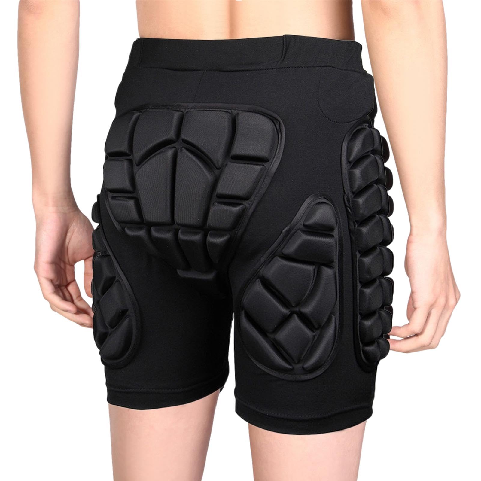 Gevoerde snowboardshorts, beschermende skatebroek, snowboardshorts voor heren en dames, heupbeschermer, gevoerde shorts voor snowboarden, skaten en skiën