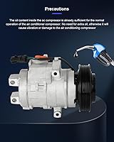 Vista 46 de ECCPP Compresor de CA 1997-2003 apto para Mitsubishi Montero Sport 3.0L 1999-2004 para Mitsubishi Montero Sport 3.5L Compresor de aire acondicionado