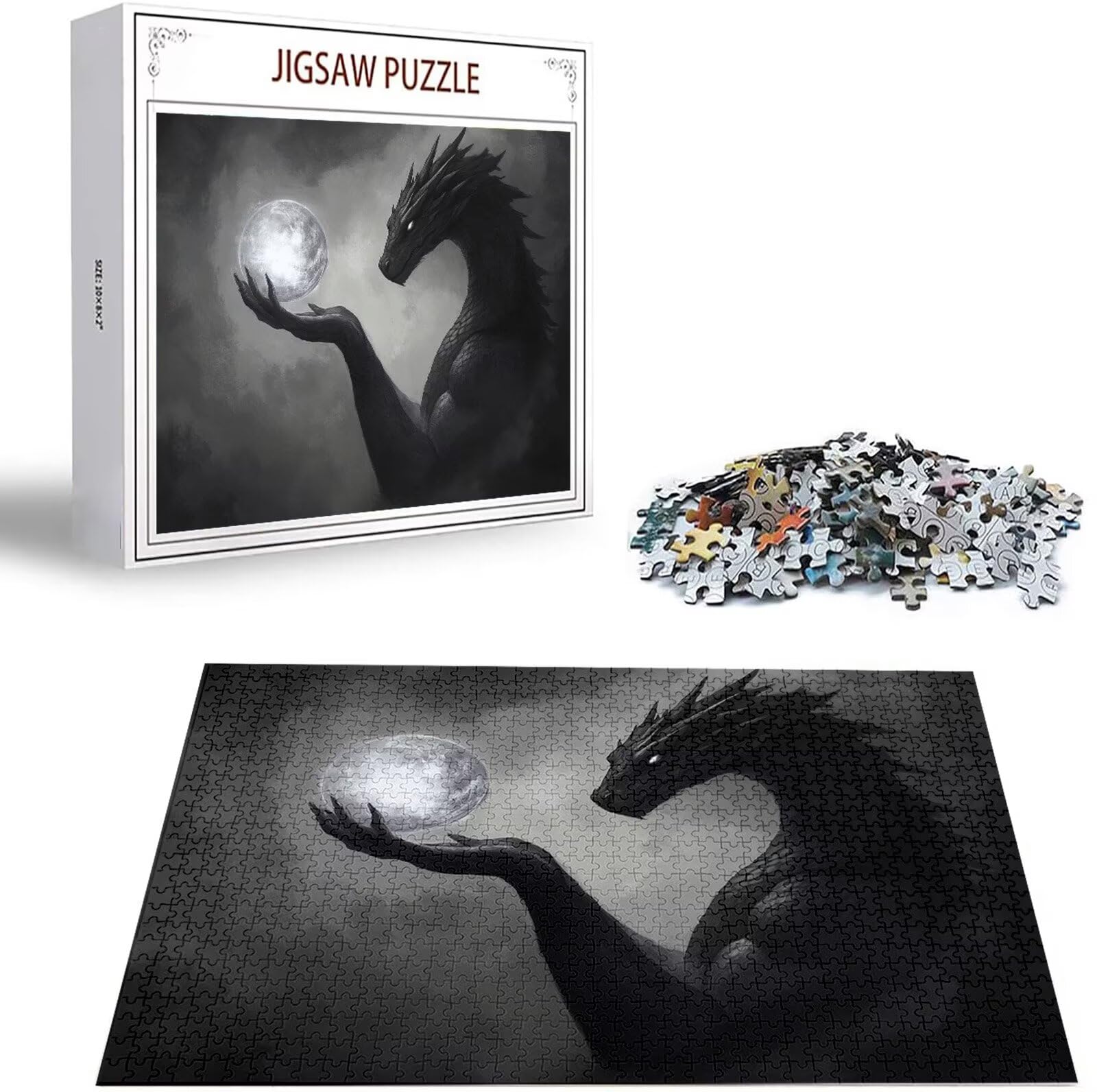 Puzzle 5000 Pezzi, 3 4 5 Anni Puzzle Animale 6 7 8 Anni Giochi Educativi Sostenibili Con Motivi Per Adulti Da Gioco in Legno Di Alta Qualità Jigsaw Dinosauro per Gioco Familiare, Regalo Natale H-5597