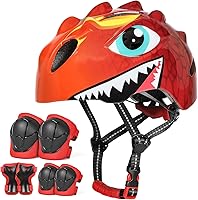 Vista 14 de VICTGOAL Casco de bicicleta para niños pequeños, ligero 3D, casco de bicicleta para niños y niñas de 3 a 8 años para múltiples deportes scooter