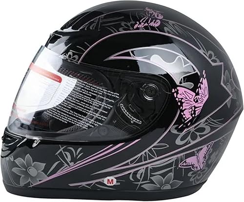 Miniatura 6 de TCMT Visor de reemplazo transparente para casco integral de motocicleta y scooter, con visera abatible, para casco integral para adulto de TCMT,