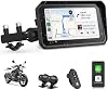Jansite 6.25'' 4K Motorcycle CarPlay Android Auto Screen Motorbike Dash cam with Camera Front and Rear, Motorcycle Sat Nav with WiFi-Video, SiriGoogle Voice Control, Remote Control,TF-64G