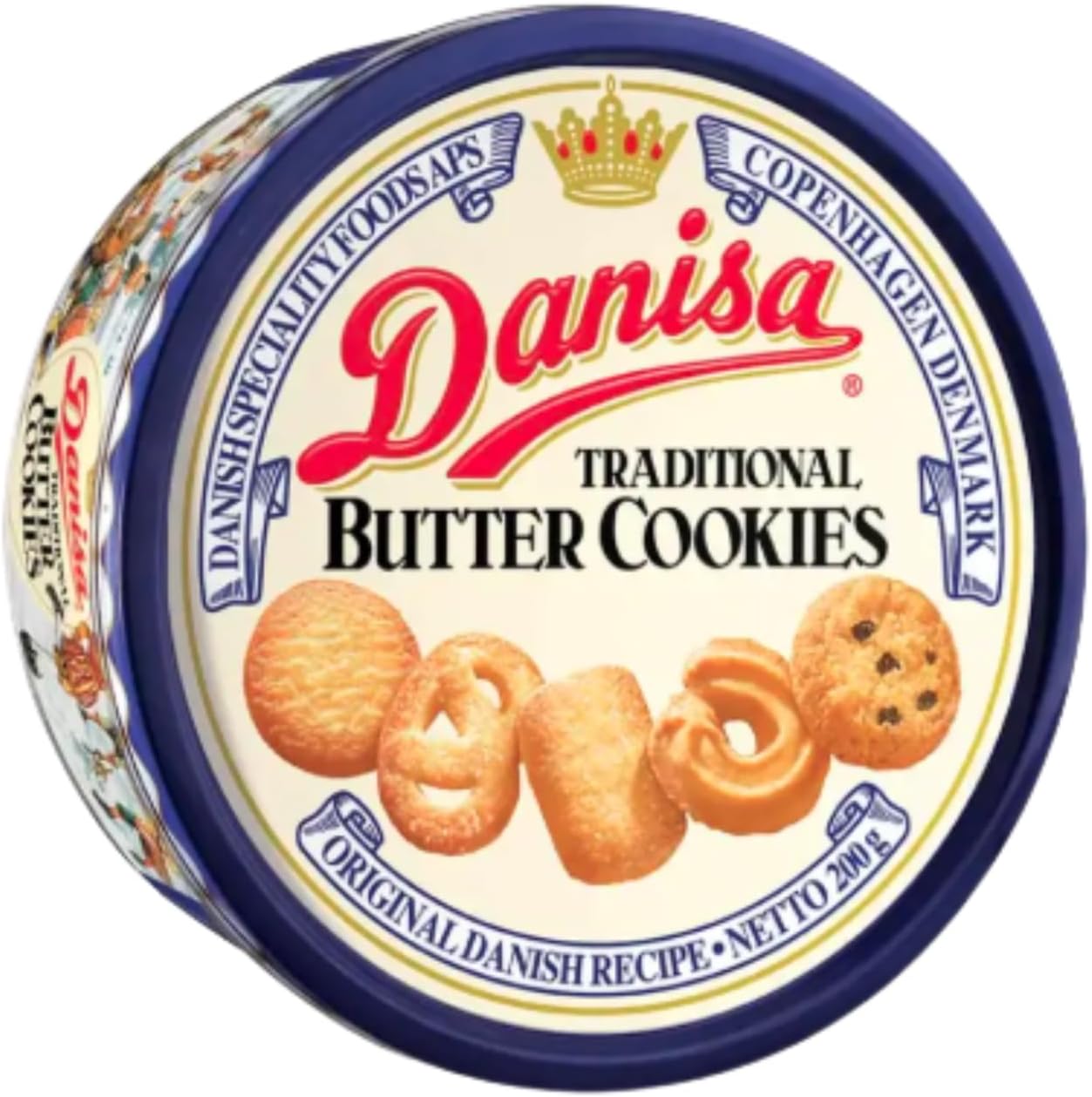 Mayora Danisa Butter Cookies 200g – Authentic Danish Recipe, Premium Tin, Buttery & Crispy Biscuits, Perfect for Tea Time