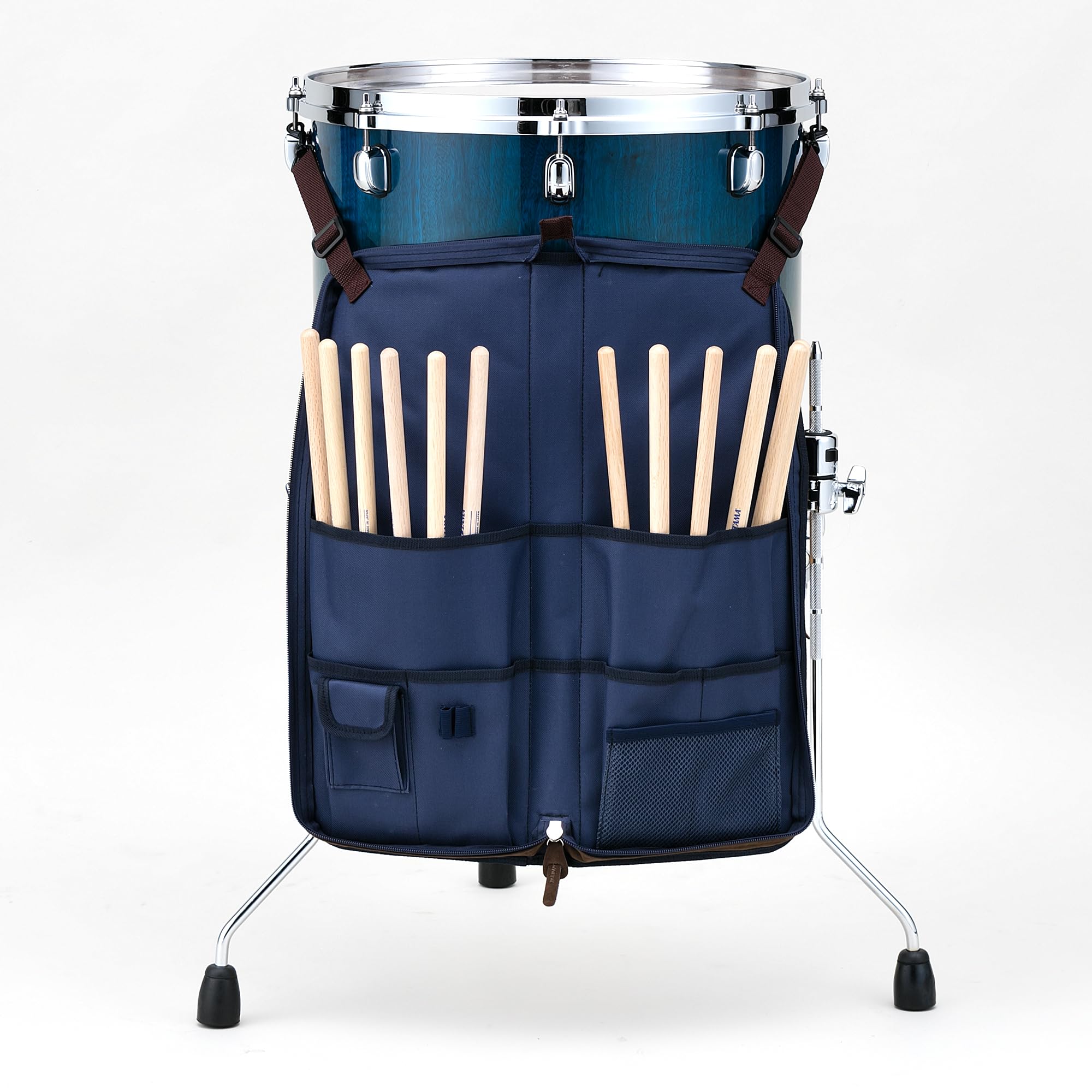 TAMA TSB24NB Powerpad Designer Drum-Stick/Mallet Bag (Navy Blue) - Borsa per bacchette