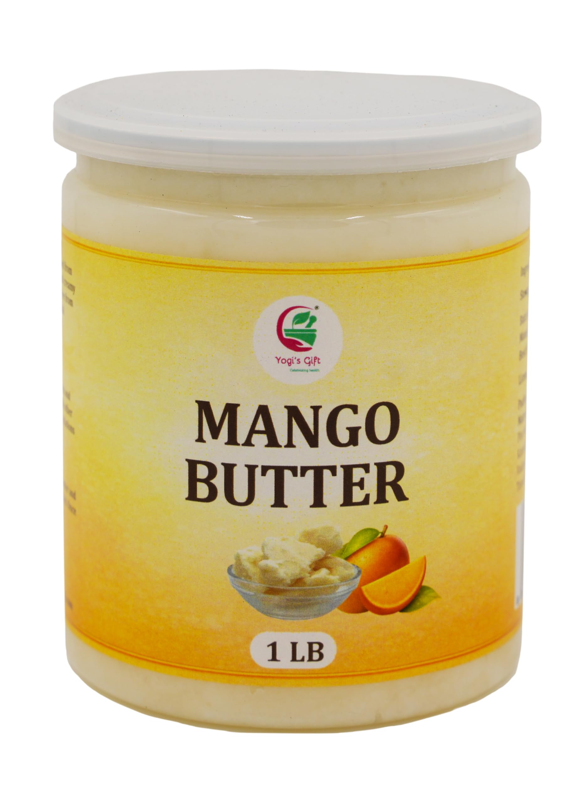 Yogi's Gift® Mango Butter 1 LB | Unrefined Mango Seed Butter for DIY Care