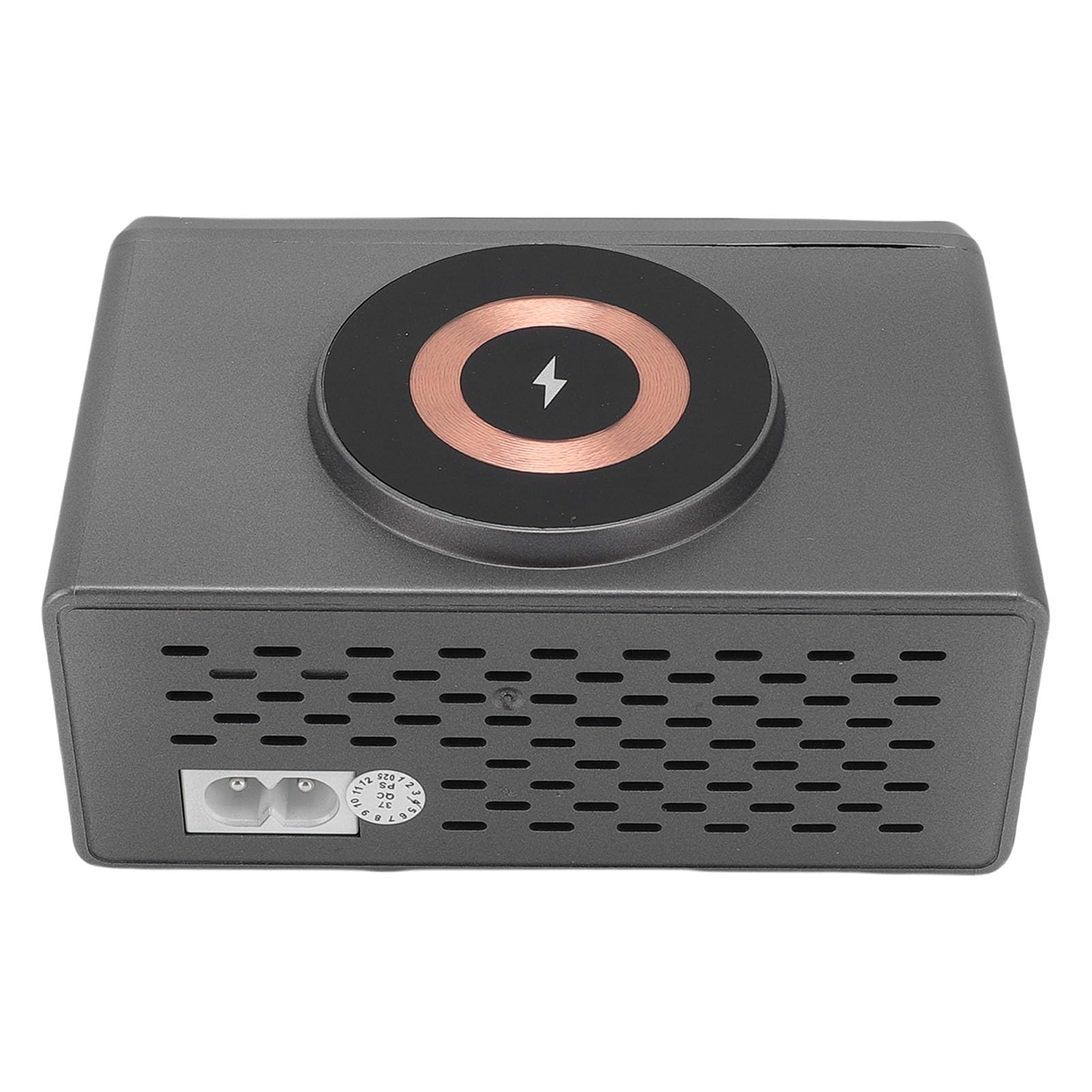 Fockety Stazione di ricarica USB, stazione di ricarica da tavolo a 8 porte da 140W con caricatore wireless, supporta la ricarica di 9 dispositivi contemporaneamente, per telefoni, (Spina europea)
