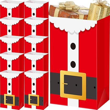 Harloon 100Pcs Santa Goodie Bags