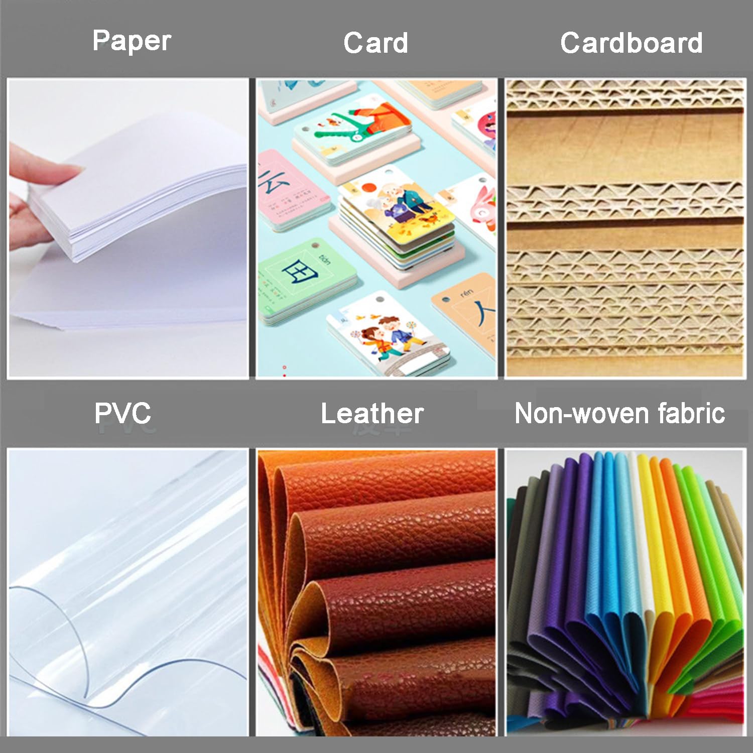 Qiang Taglierina per Carta Elettrica da Tavolo Piccole Dimensioni Ghigliottina,Spessore 40 Mm,Larghezza 0-300 Mm con Linee Griglia,per Carta Cartoncino Cartone PVC Pelle Tessuti Non Tessuti