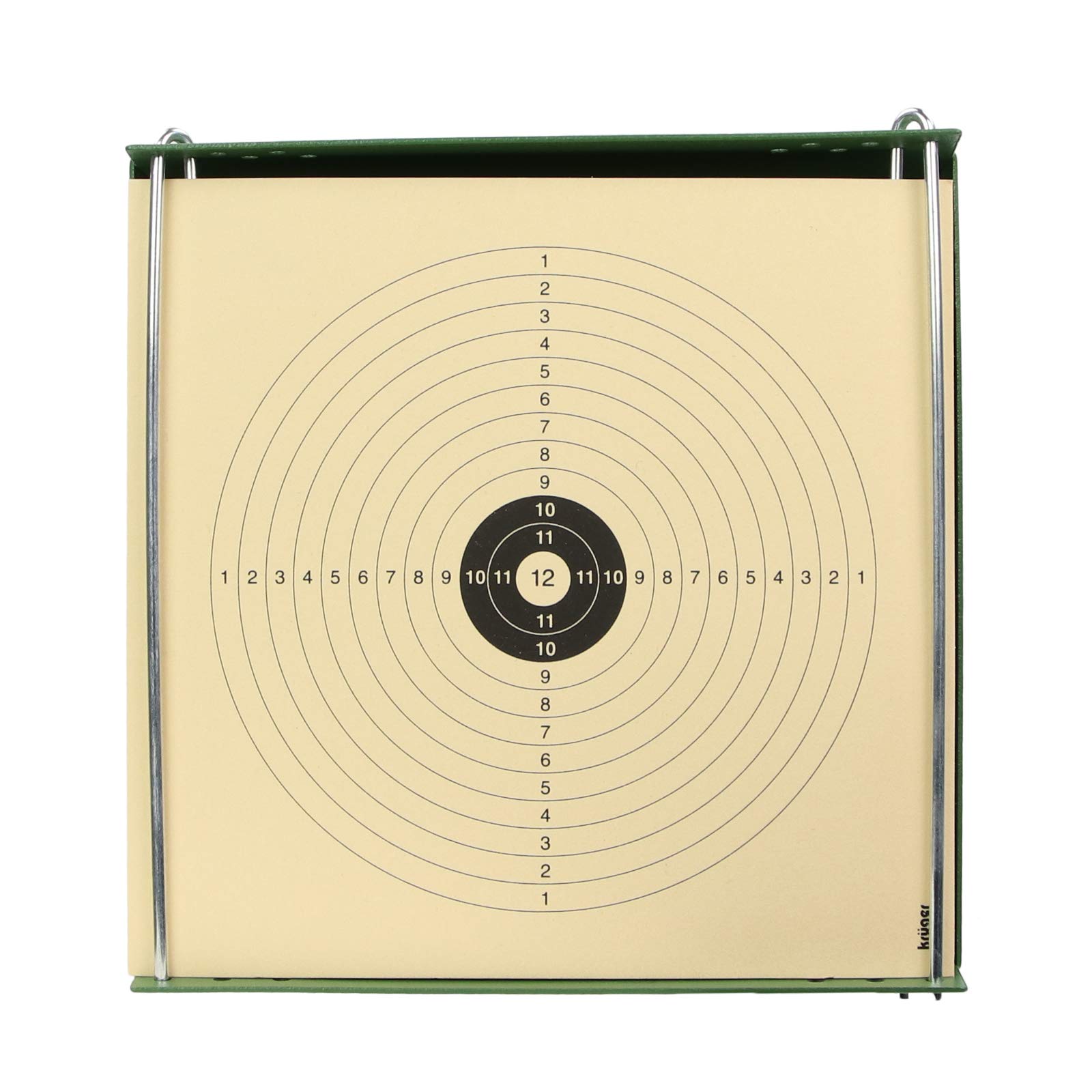 OpTacs Kugelfangkasten Trichter Ente Pendelkasten 14 x 14 cm Zielscheibe für Luftgewehr Ziel aus Metall