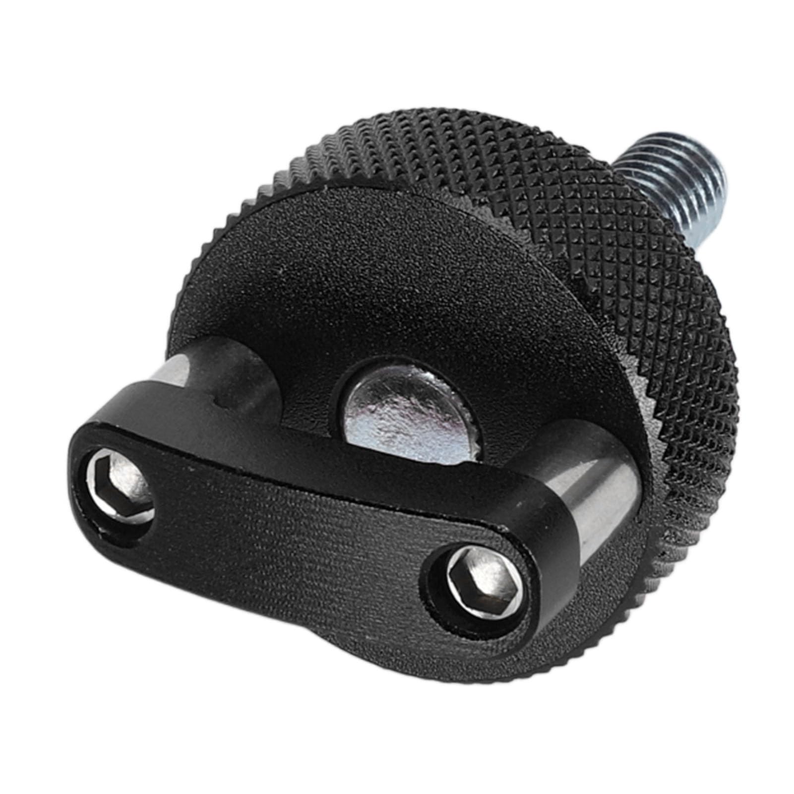 Universelle Billet-Aluminium-Hardtop-Schnellverschluss-Rändelschraube, 6 Stück Hardtop-Schrauben mit Integriertem D-Ring für Wrangler JK JT 2007 Bis 2018 (BLACK)