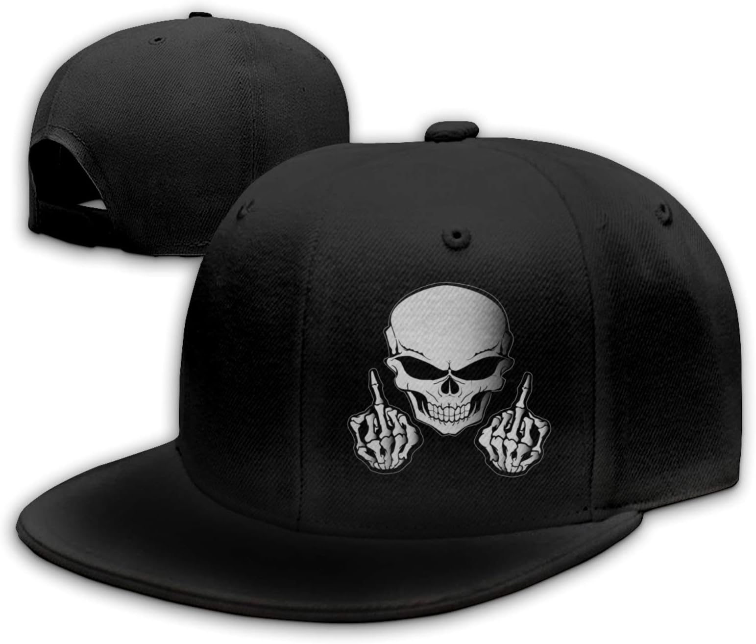 Freemason Square and Compass Cool Red Flat Bill Hats Snapback Hat Brim Baseball Caps for Men Adjustable
