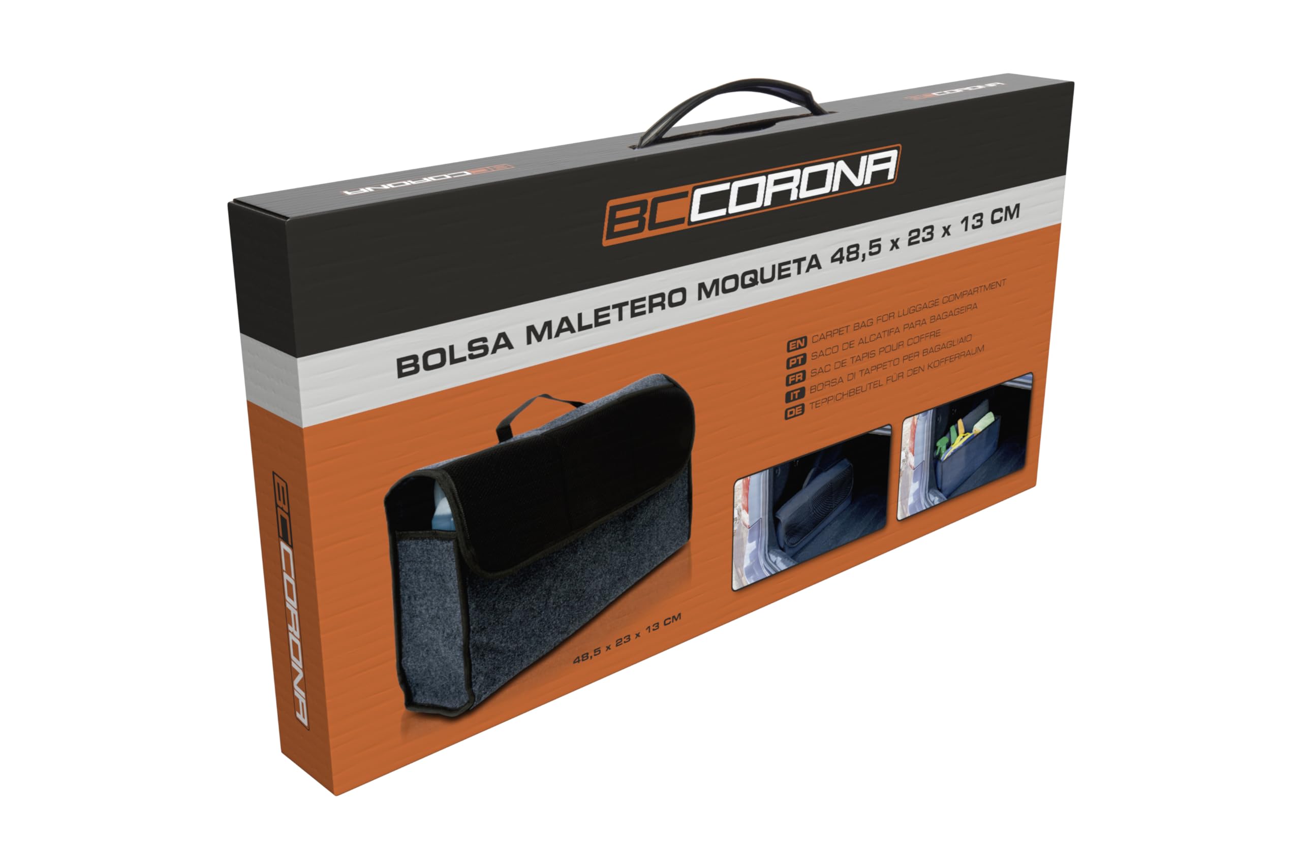 Bc Corona NT40113 Bolsa Maletero Moqueta Cuadrada
