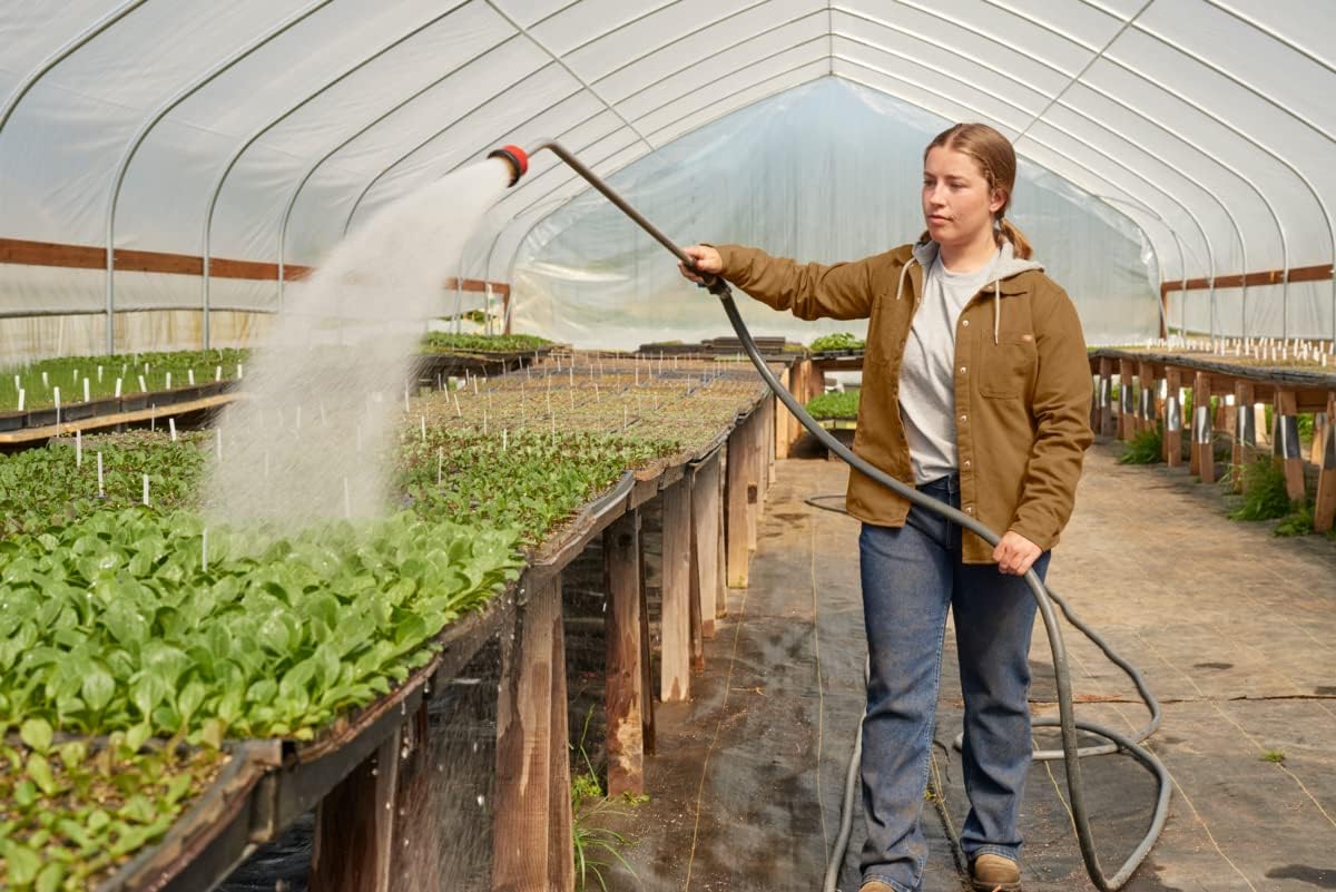 Dickies womens Duck Hooded Shirt Jacket - Image 7