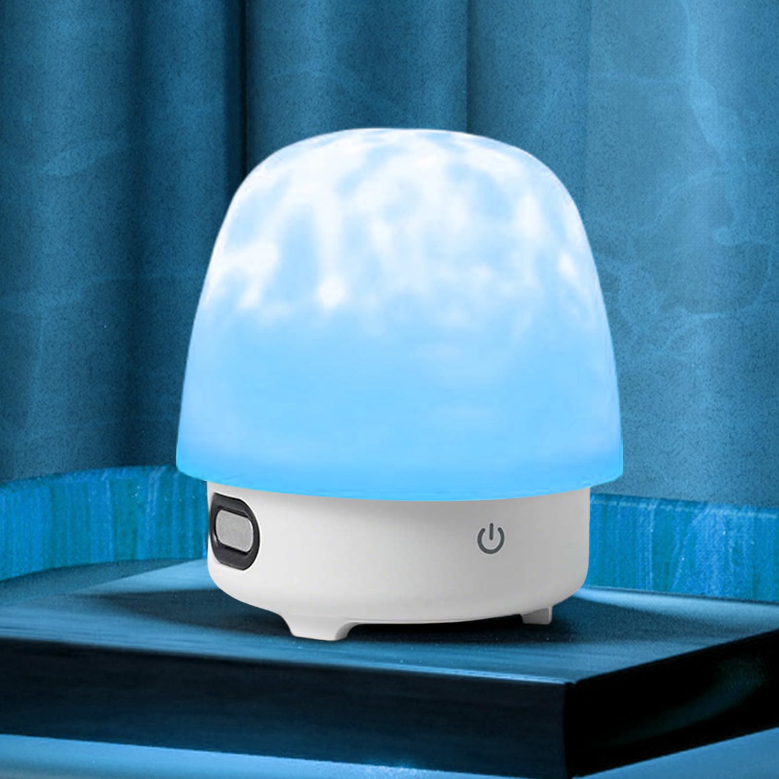 Lámpara de Luna para Niños Luz Nocturna Regulable, Iluminación Ambiental y | Lámpara De Mesa Lunar Con Luces LED Y Altavoz para salón, mesita, escritorio, infantil,