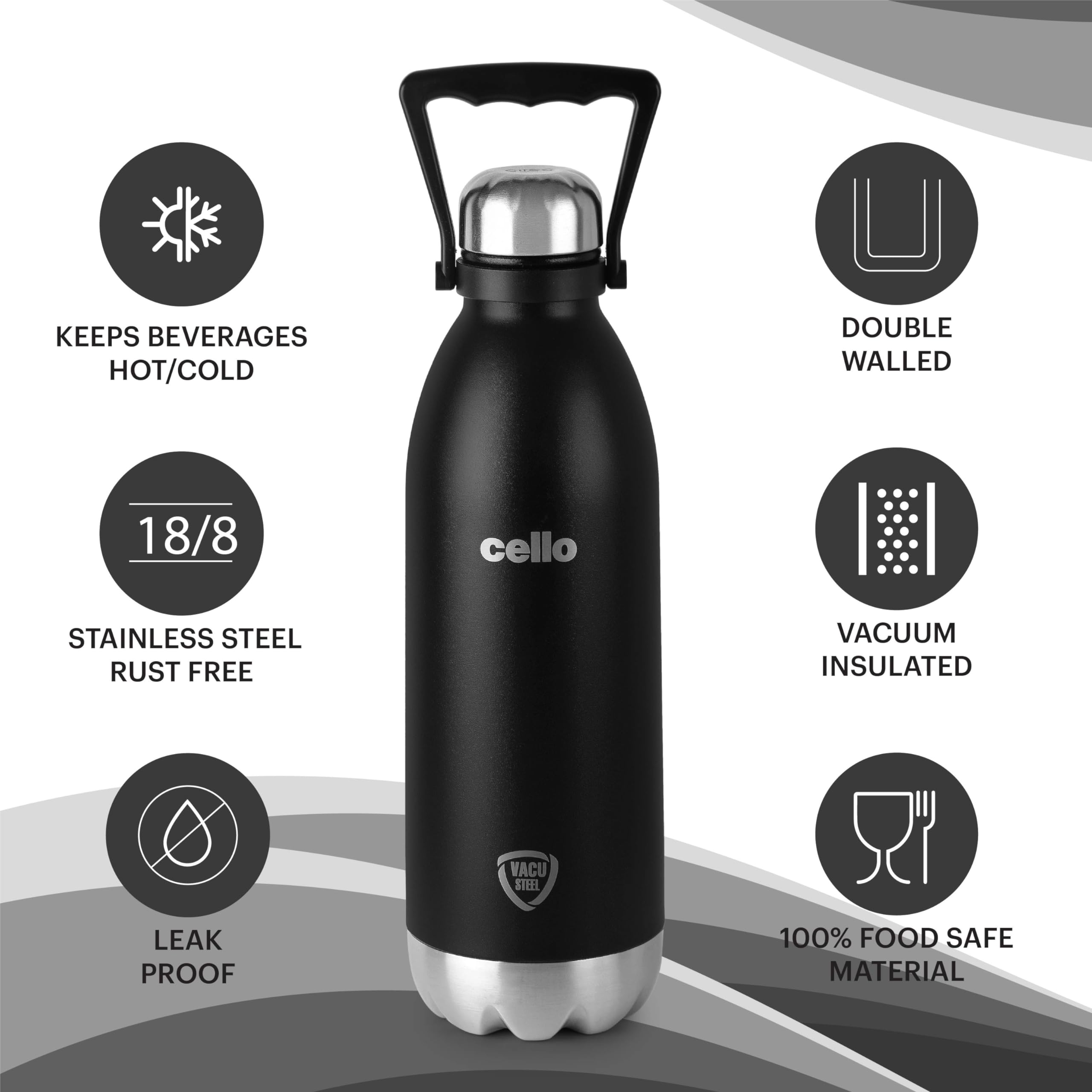 Cello Swift Water Bottle - 24H Hot/Cold -2