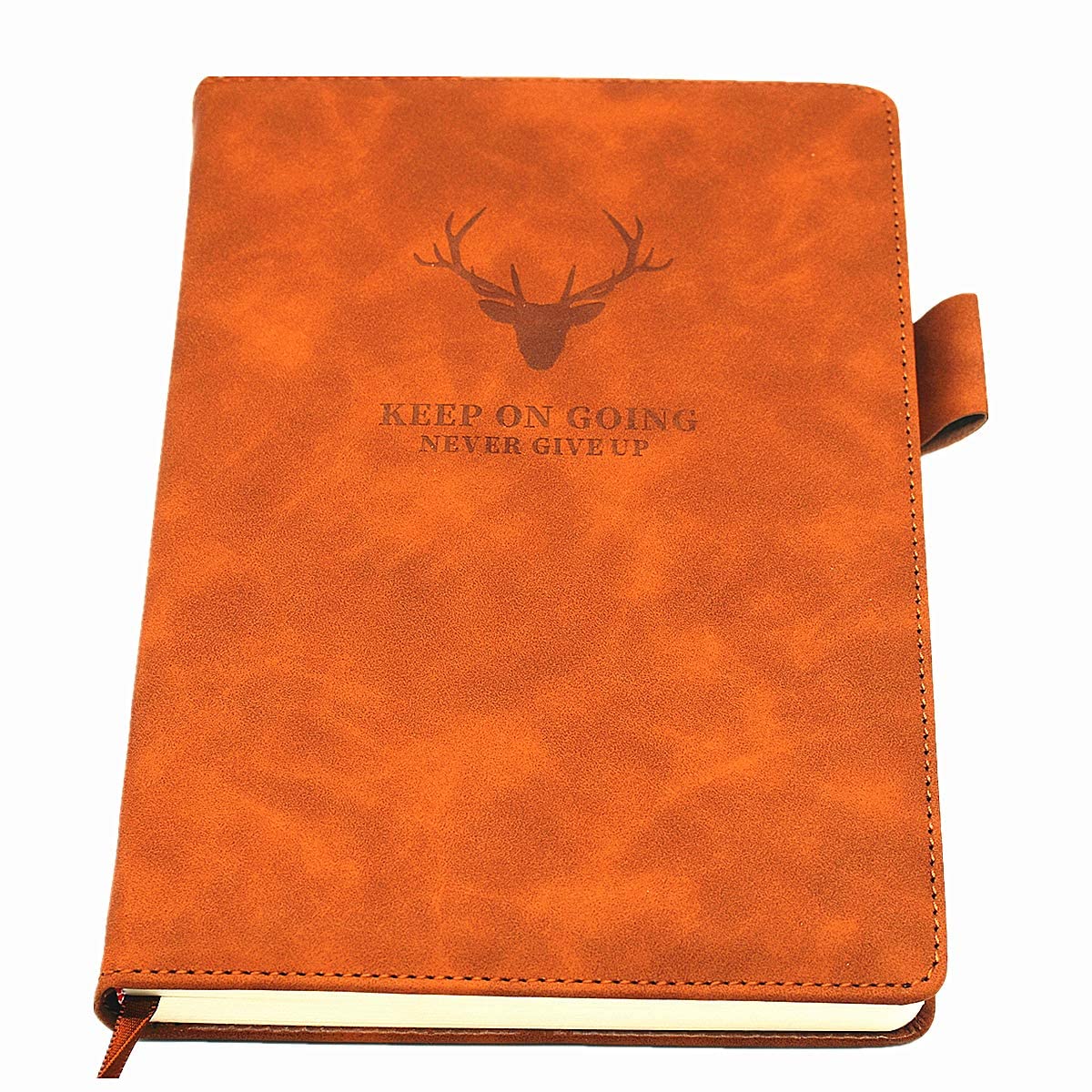 Excefore A5 Notebook Journal Hardcover Executive Diary with Premium Thick Paper, College Lined Journal, 8.3"Γβ5.7", 360 Page, Perfect for Office Home School Business Writing Note Taking (Orange)