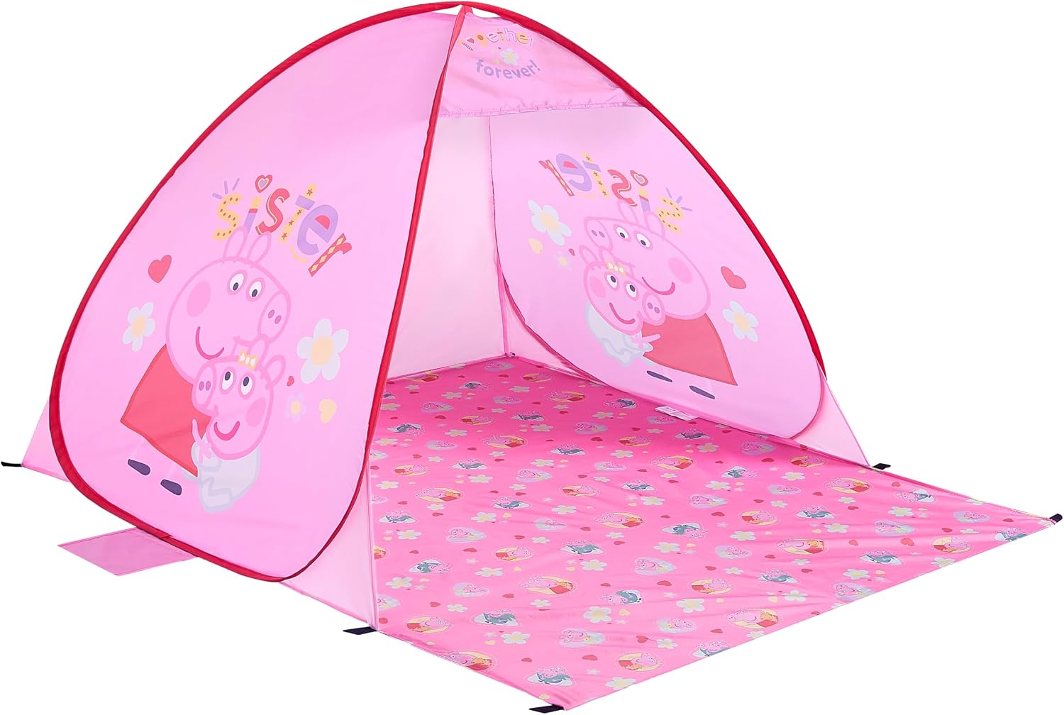Disney Frozen Canopy Pop Up Tent for Kids, Outdoor Portable Play Tent with UV Sun Shade, Easy Setup Beach & Backyard Shelter, Includes Carry Bag, Lightweight Kids Outdoor Playhouse & Shade Canopy