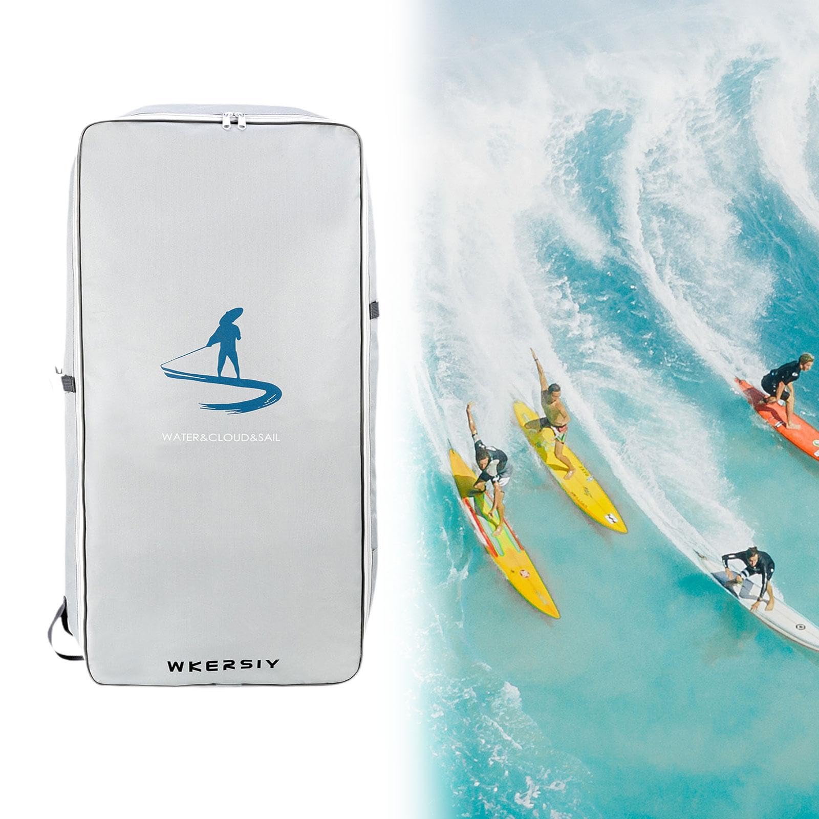 Mochila para Tabla de Paddle Surf de 105 litros. Bolsa de Almacenamiento para Viajes con Tabla de Paddle Surf.