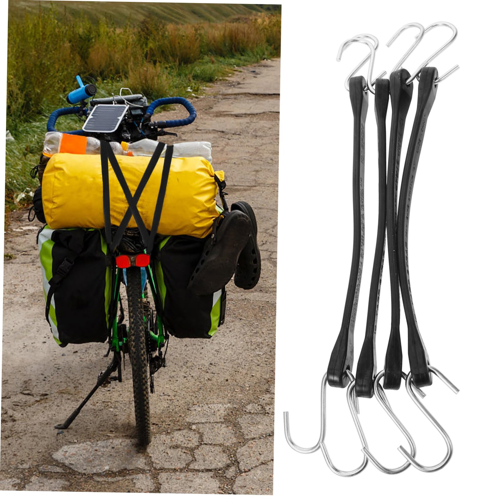10piezas Correas Elásticas Ganchos para Equipaje Correas De Cinturones para Maletas