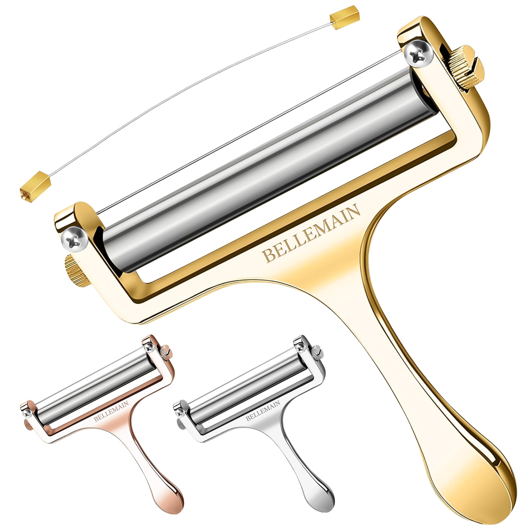 Bellemain Stainless Steel Wire Cheese Slicer - Gold