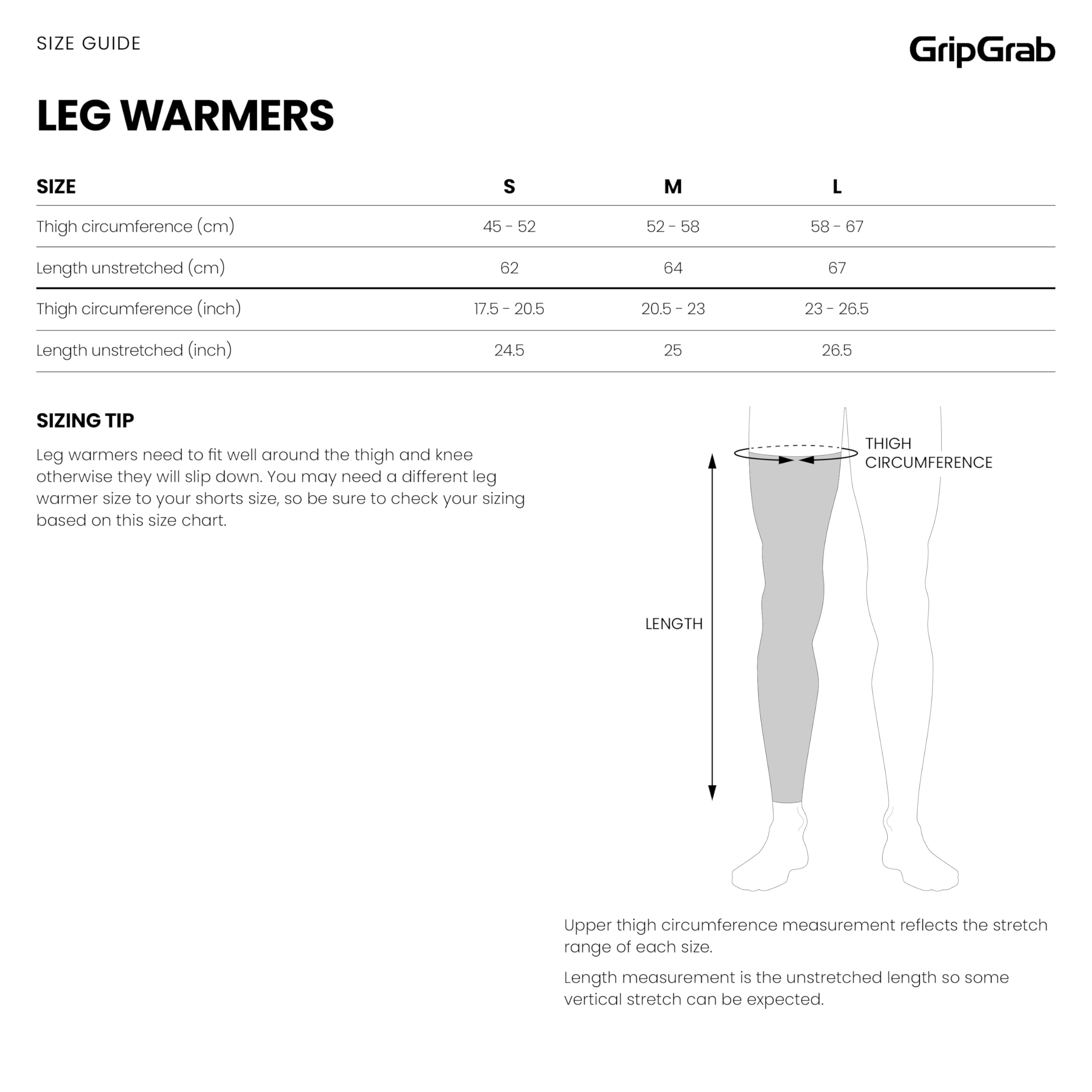 GripGrab Leg Warmers Jambières de transition pour le printemps et l'automne pour homme et femme Vélo de course VTT Gravel