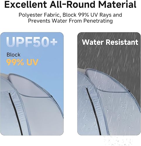 Miniatura 4 de Alvantor Tienda de campaña con pantalla desplegable para la casa, toldo instantáneo para acampar al aire libre, glorieta para patio, patio trasero y
