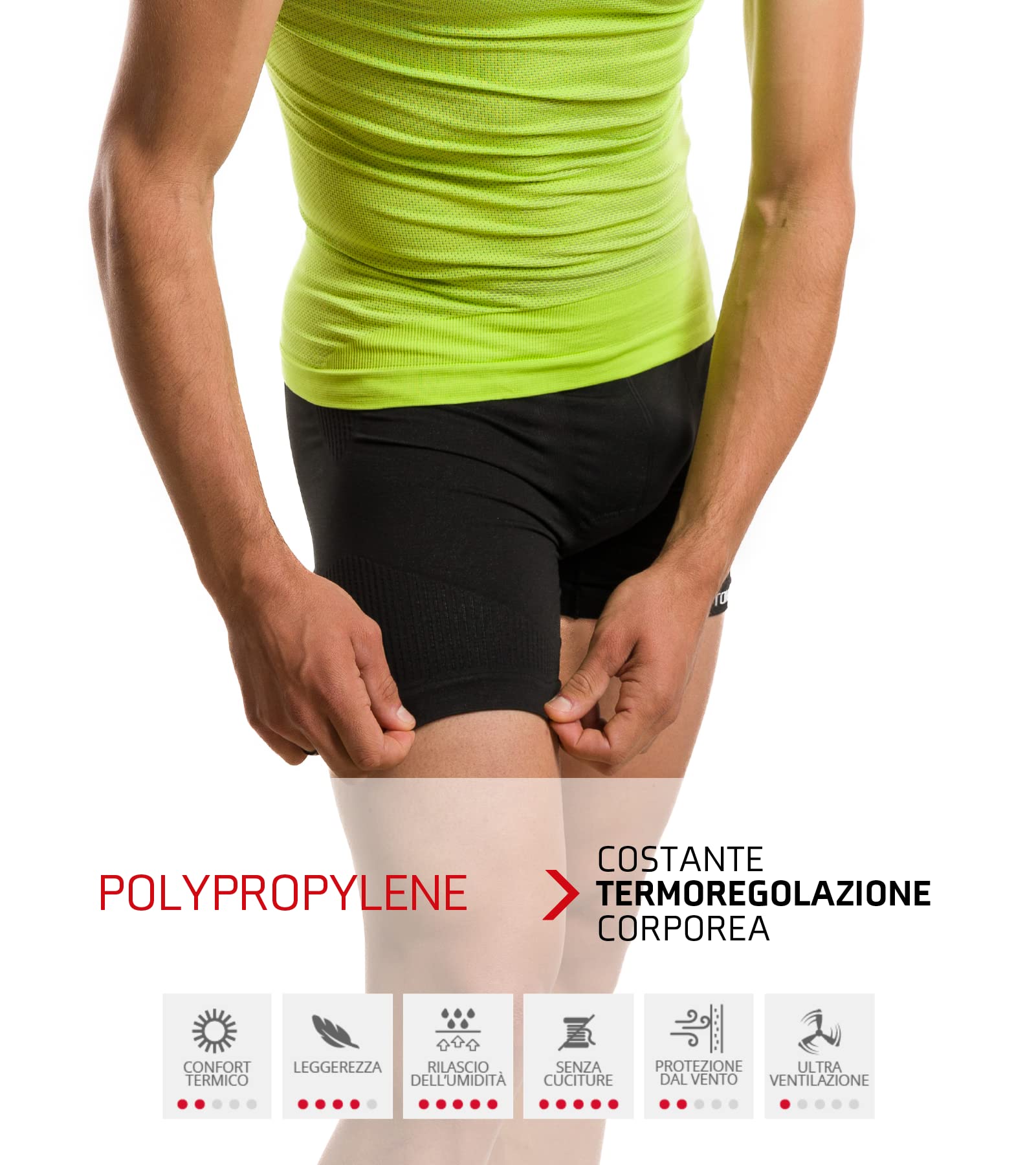Biotex Bioflex Seamless, Boxer Fondello Uomo