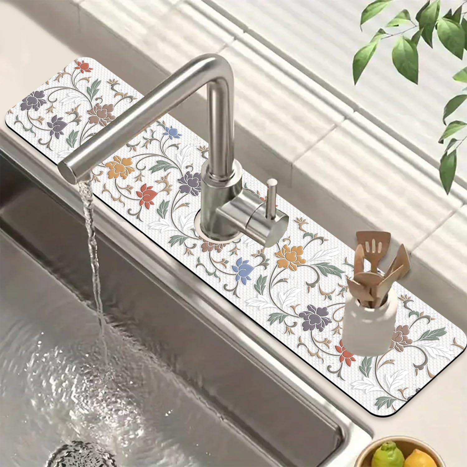 Tapis de robinet absorbant pour garder la cuisine propre sans effort