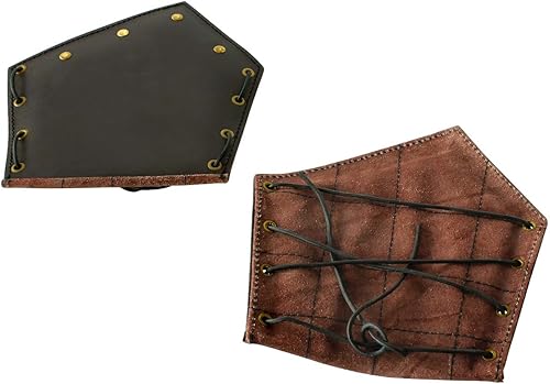 Miniatura 5 de Armor Venue Knights Leather Battle Arm Guard Bracers Medieval Armor Costume