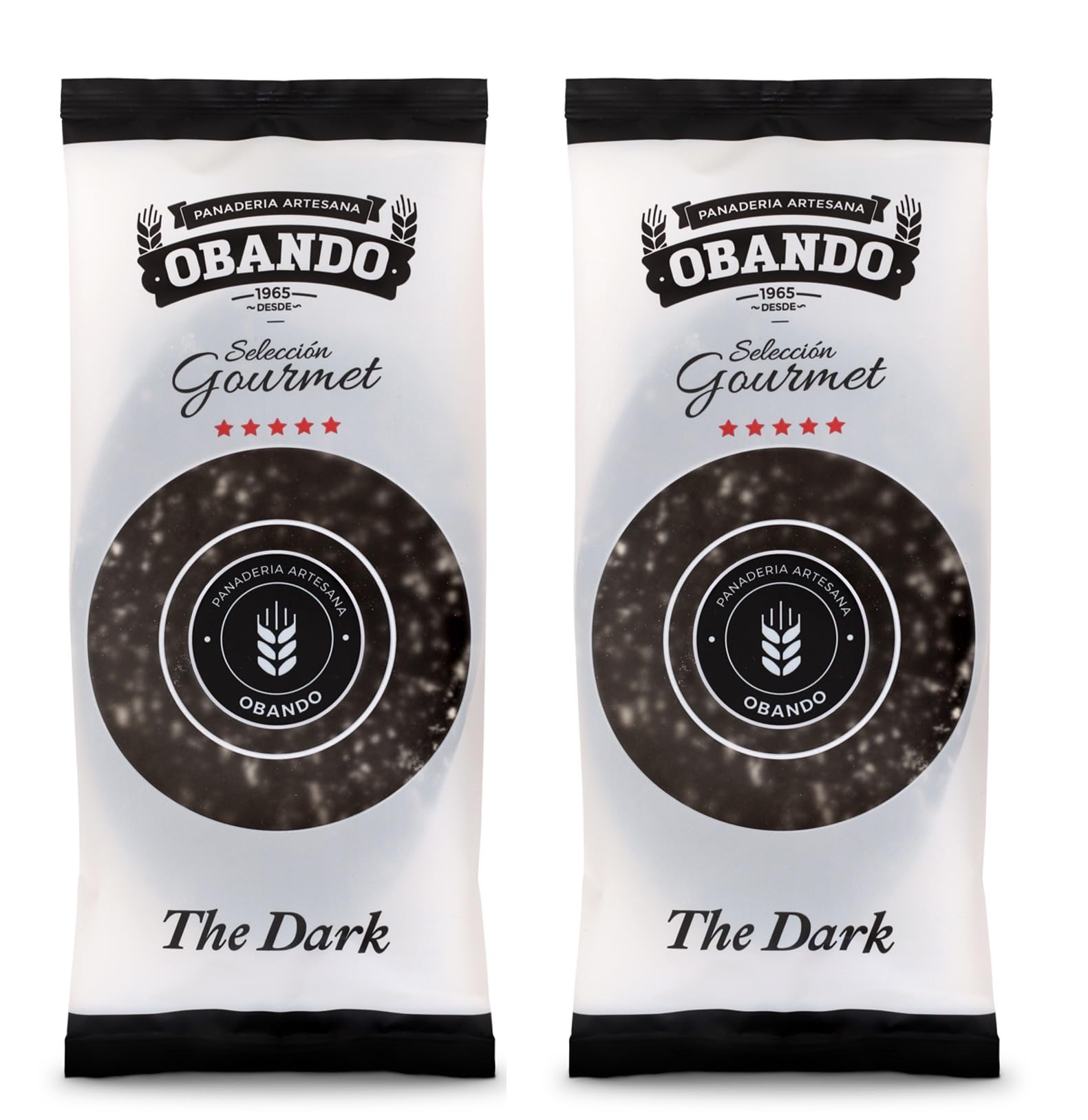 Regaña Dark De Pan Con Masa Madre | Obando Panaderia Artesana de Utrera, Sevilla - Seleccion Gourmet 2 Pack x 2 Ud - Panes, Crespillos y Regañas