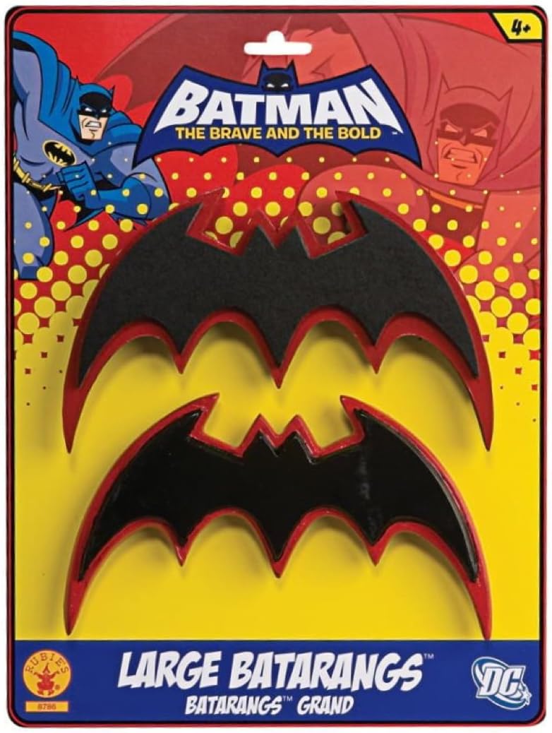 DC Comics Superheroes: Batman Batarangs for Kids by Rubies, Boy's No Size