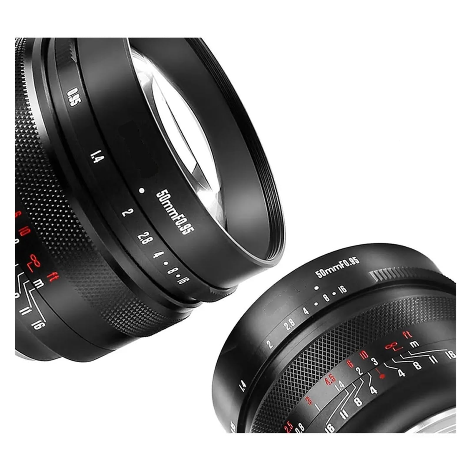 DSLR Camera Lens, Lente de 50 mm F0.95 APS-C MF, Compatible con Sony E