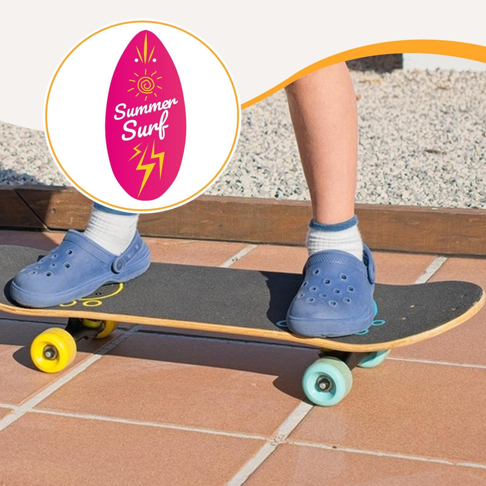 F Fityle Tabla de Skimboard 30 Pulgadas de Madera para Deportes Acuáticos