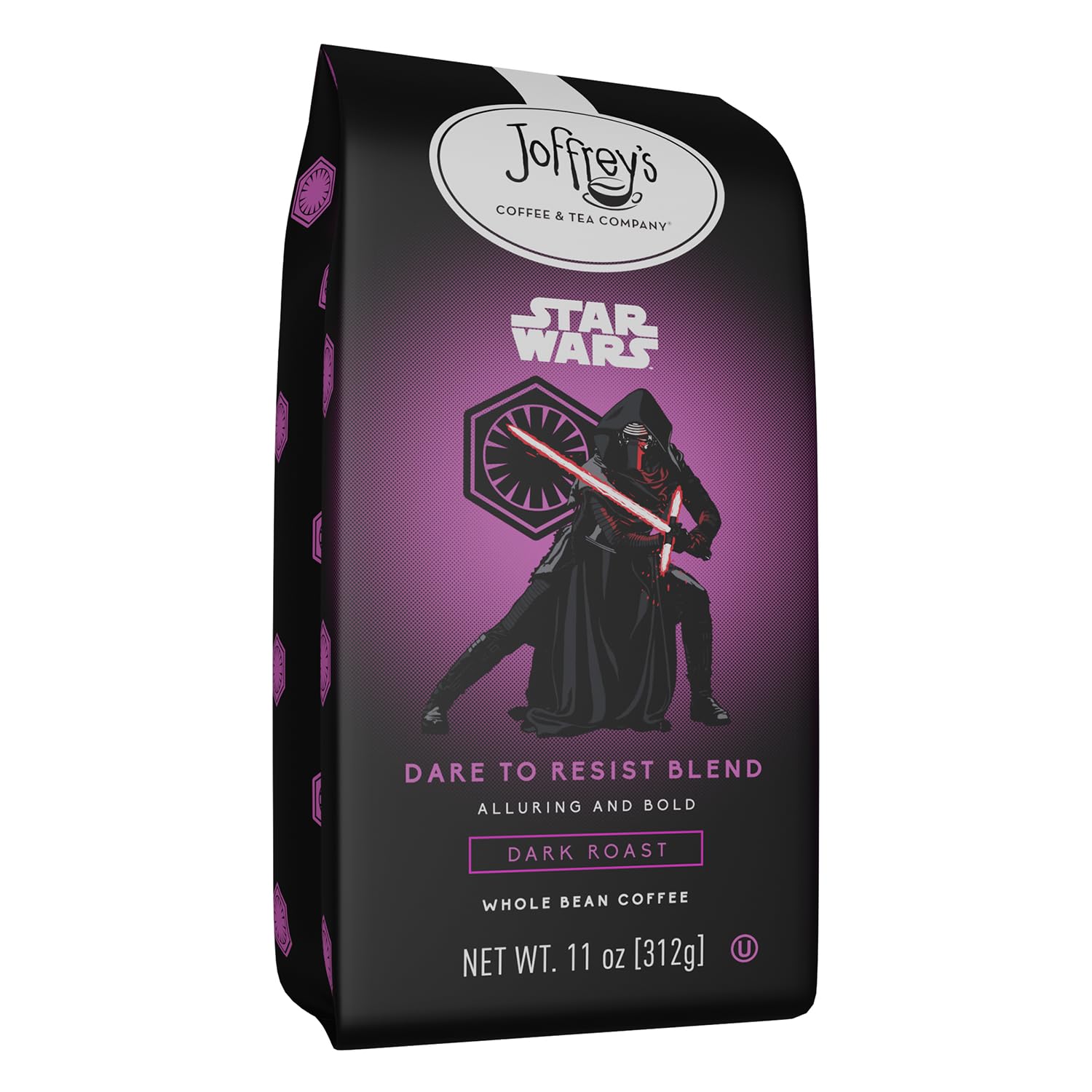 Joffrey's Coffee - STAR WARS™ Dare to Resist Blend, STAR WARS Licensed Coffee Collection, Artisan Dark Roast, Bold & Smooth Taste, Brew or French Press (Whole Bean, 11oz)
