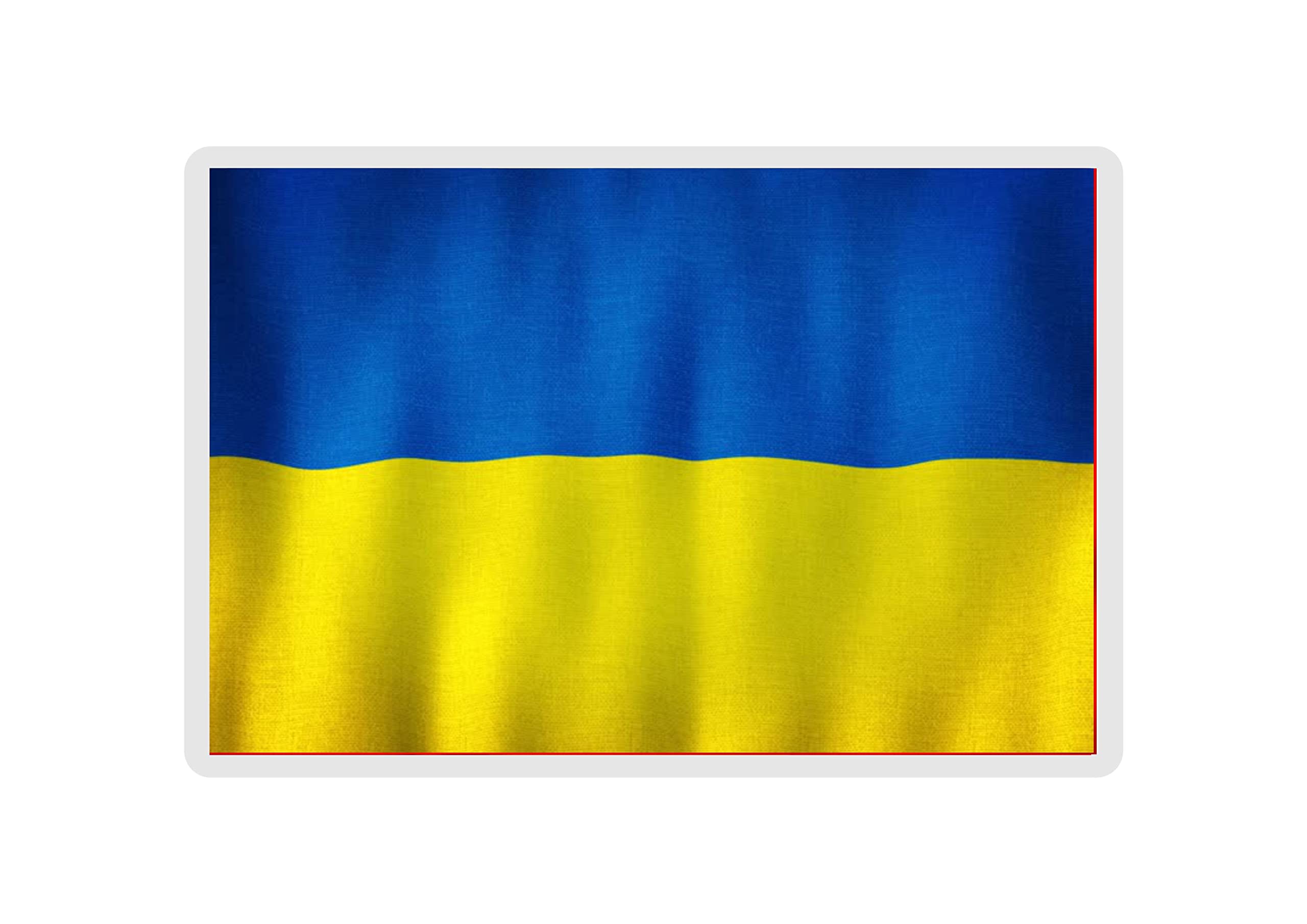 Decalarama Ukraine Flag Fridge Magnet Gift - Cute Ukrainian Novelty Birthday Present