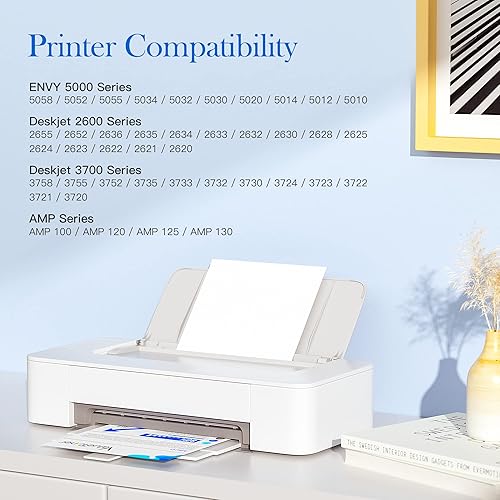 Miniatura 2 de Valuetoner Cartuchos de tinta remanufacturados de repuesto para HP 65XL 65 XL N9K04AN para Envy 5055 5052 5058 DeskJet 3755 2655 3720 3722 3723 3752