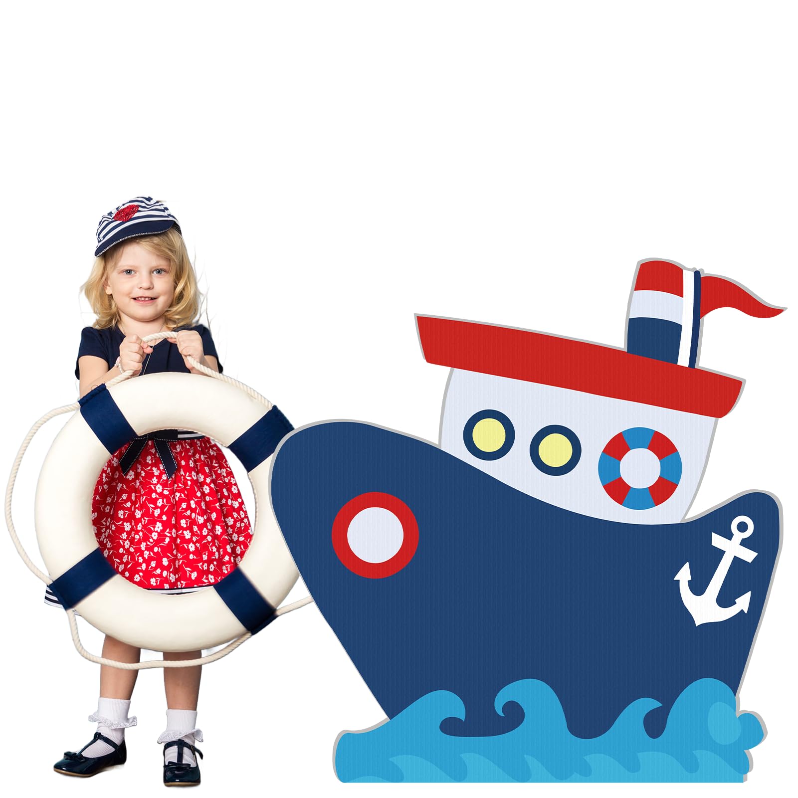 Cruise Ship Cardboard Cutout Standup Four