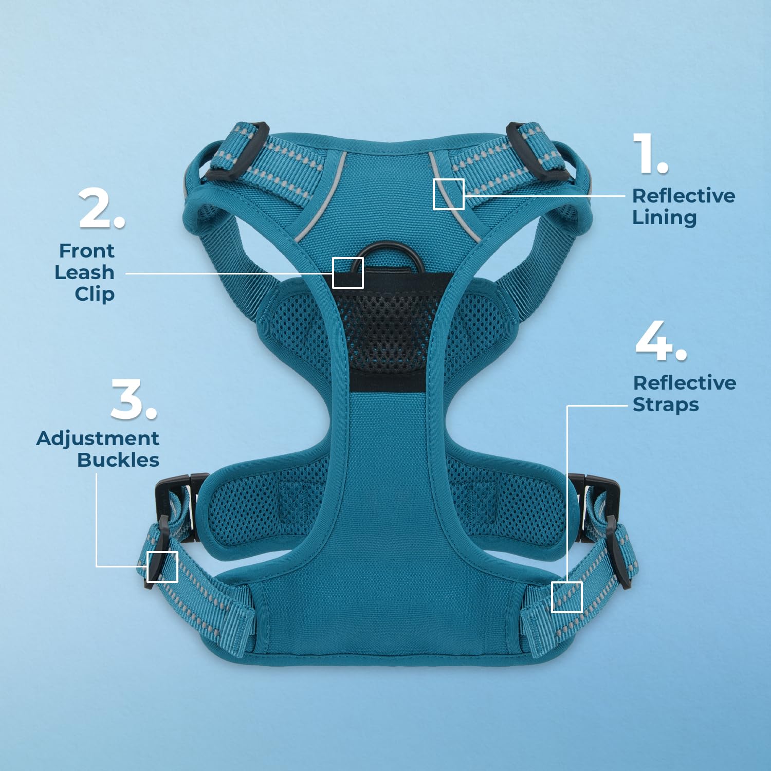 Best Pet Supplies Voyager Dual Attachment Outdoor Dog Harness and Leash Bundle by Best Pet Supplies - Image 2
