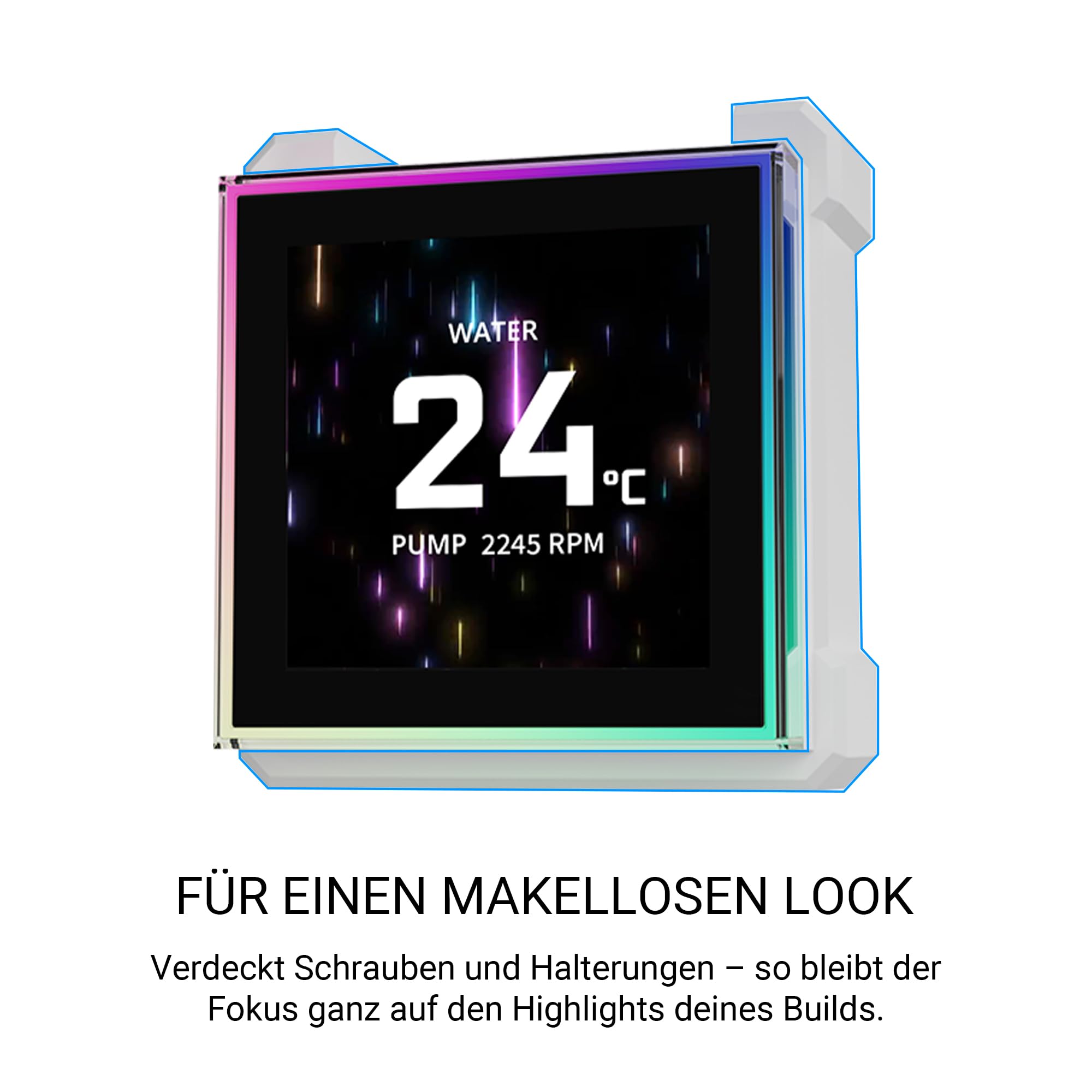 Amazon | LIANLI 水冷システム HydroShift II LCD-S 360 Fanless