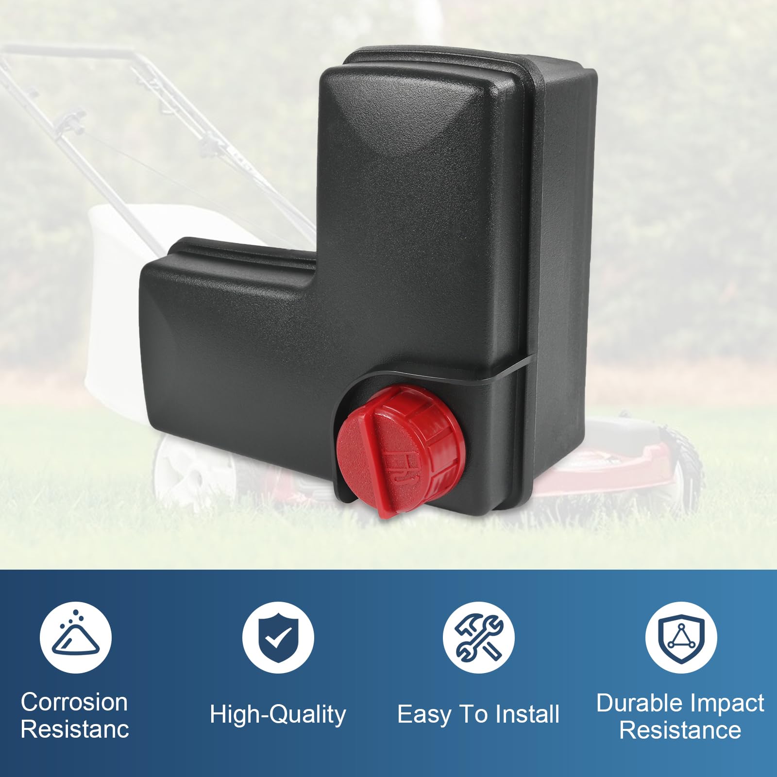 Depósito de combustible 36863 compatible con motores de equipos de césped y jardín | Repuesto para Tecumseh 36863 36752 compatible con OHH45, OHH50, OHH55, OHH60, OHH65, OHSK55