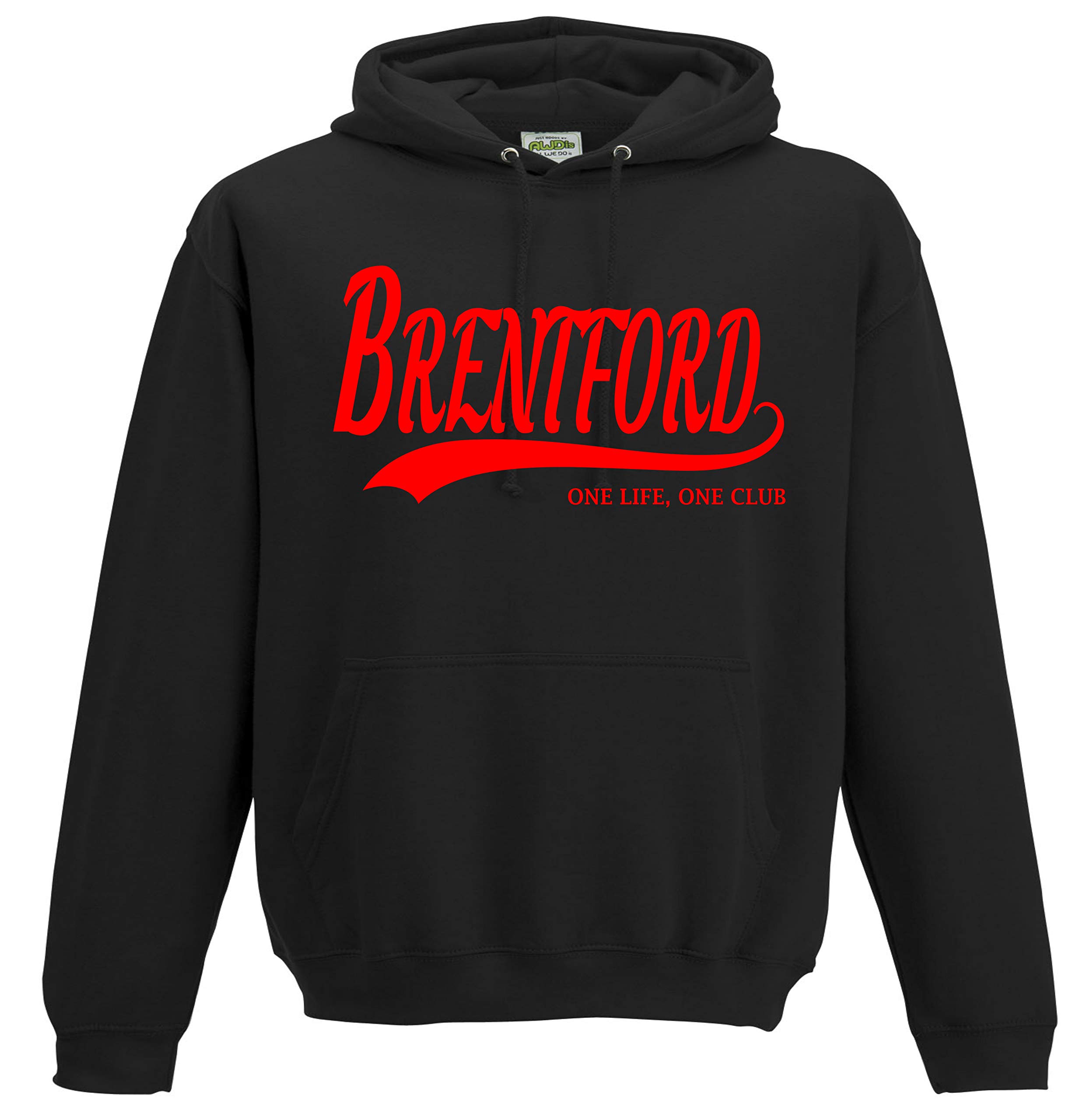 Brentford One Life, One Club. Premium Hoodie Gift Large Black