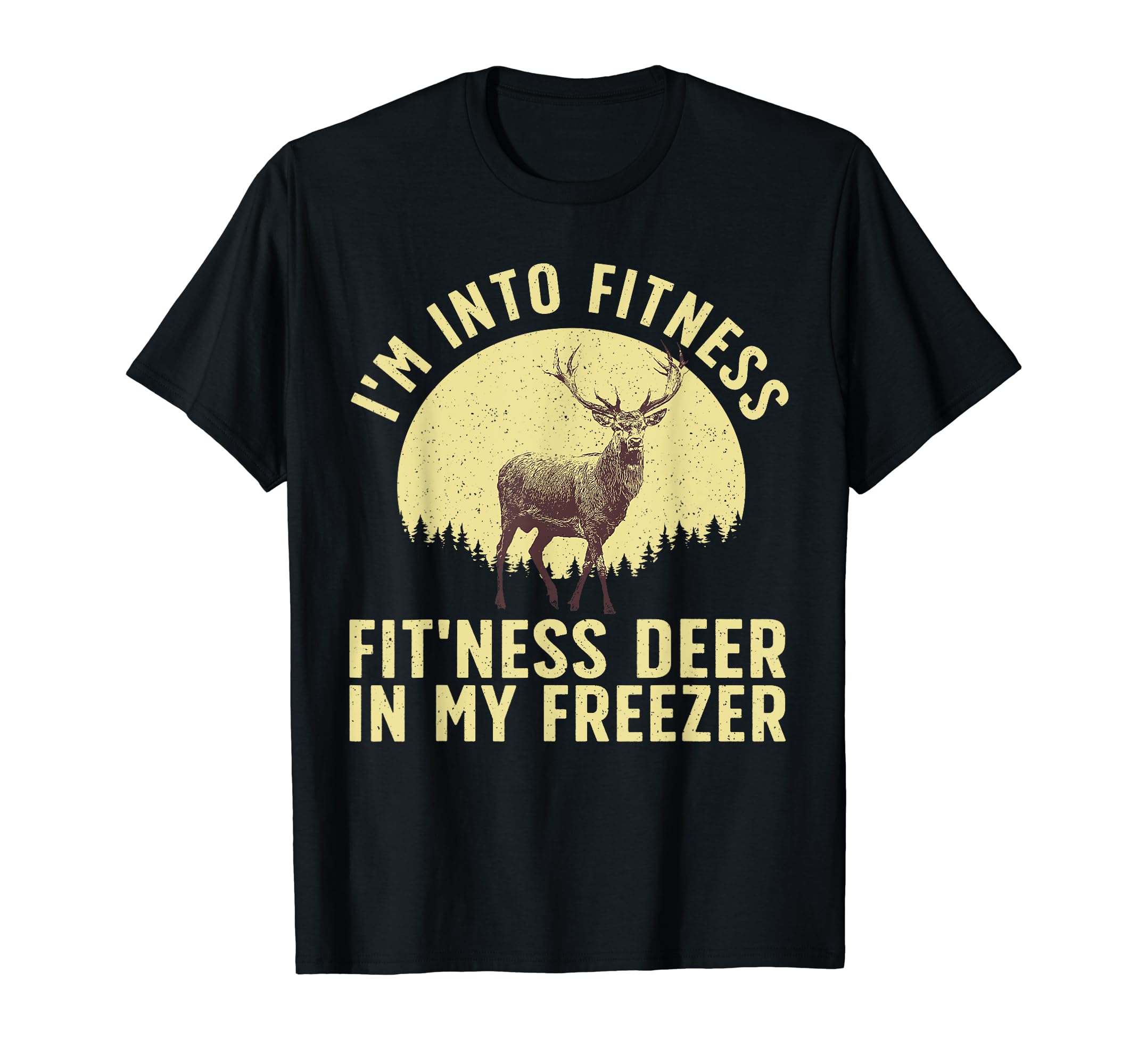 Funny Deer Hunting Art for Men Women Wildlife Hunter Hunting T-Shirt