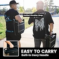 Vista 5 de Asientos de estadio para gradas, asientos de gradas con respaldo y cojín de espuma ultra acolchados y cómodos, sillas de estadio portátiles anchas