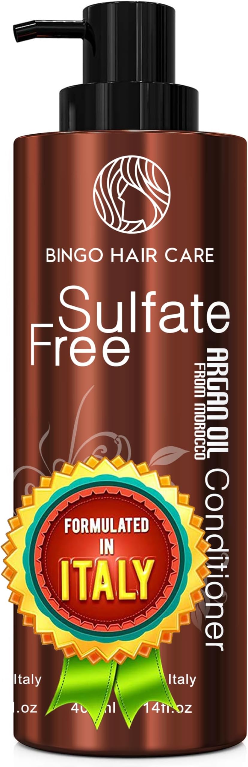 Moroccan Argan Oil Conditioner - Sulfate Free, Anti Frizz Hydrating Thickening Care for Women and Men - Deep Moisturizing Treatment for Color Treated, Curly, Frizzy, Damaged and Dry Hair